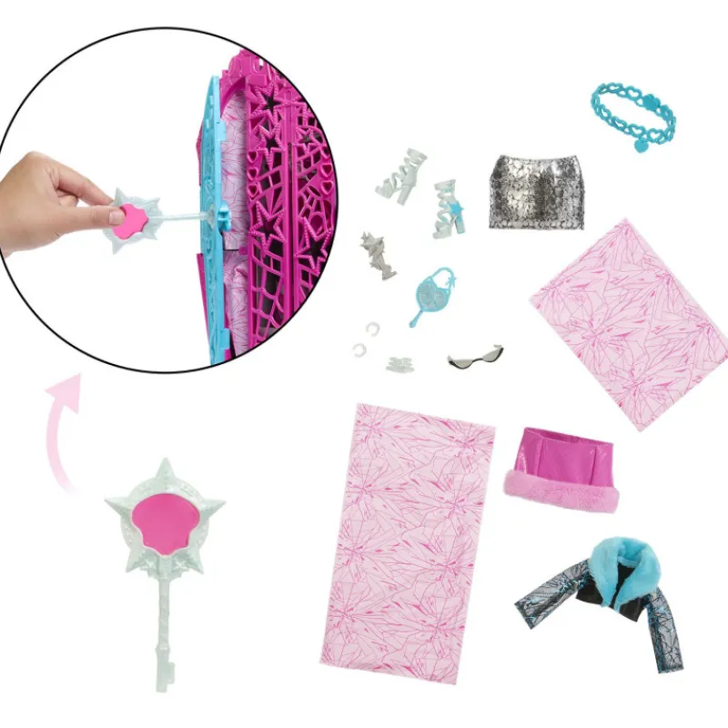 Monster high Conjunto de Juego de Catty Noir de Skulltimate Secrets Hauntlywood Mysteries> Muñecas