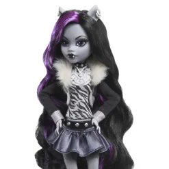 Monster high Muñeca Clawdeen Wolf en Blanco y Negro con Pósteres><noscript><img width=