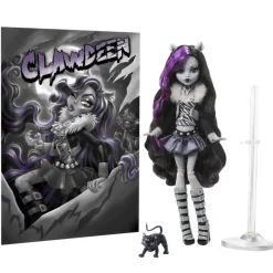 Monster high Muñeca Clawdeen Wolf en Blanco y Negro con Pósteres><noscript><img width=