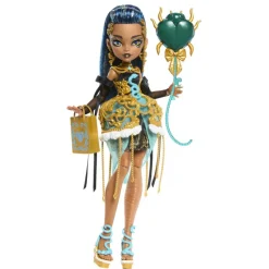 Monster high Muñeca Cleo de Nile de la Colección Cumplespantos con Vestido de Fiesta><noscript><img width=