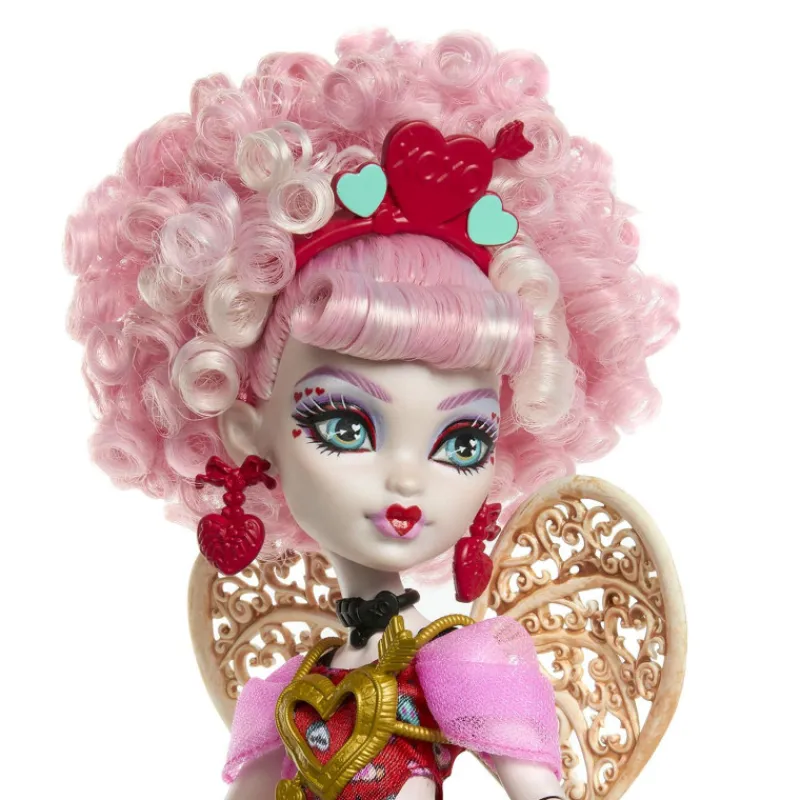 Monster high Muñeca Cupid Asteria de la Colección Cumplespantos con Vestido de Fiesta> Muñecas