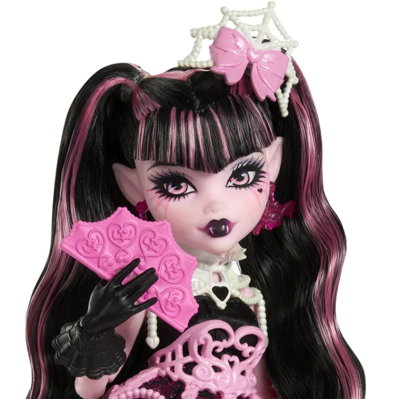 Monster high Muñeca Draculaura de la Colección Cumplespantos con Vestido de Fiesta> Muñecas