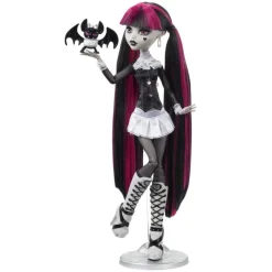 Monster high Muñeca Draculaura en Blanco y Negro con Pósteres> Fan Zone|Muñecas