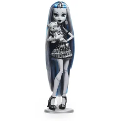 Monster high Muñeca Frankie Stein en Blanco y Negro con Pósteres> Fan Zone|Muñecas