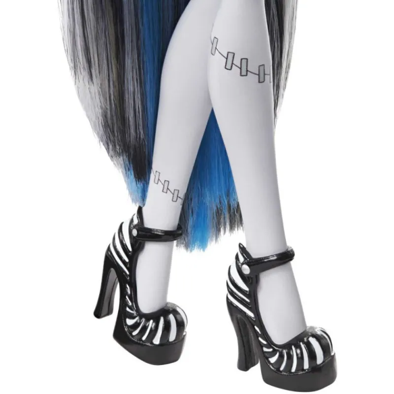 Monster high Muñeca Frankie Stein en Blanco y Negro con Pósteres> Fan Zone|Muñecas