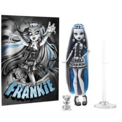 Monster high Muñeca Frankie Stein en Blanco y Negro con Pósteres><noscript><img width=