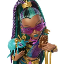 Monster high Muñeca Nefera De Nile con Escarabajo Mascota Lavish y Accesorios> Muñecas
