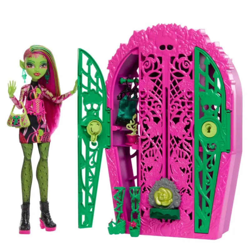 Monster high Skulltimate Secrets Jardín Misterioso Venus McFlytrap Conjunto de Muñeca y Accesorios> Muñecas