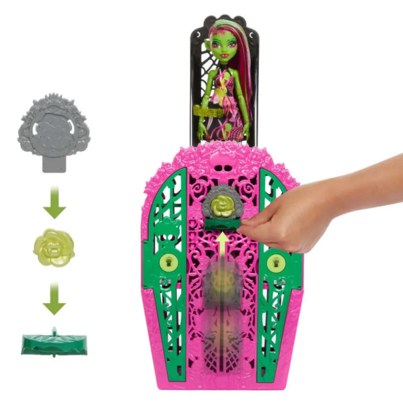 Monster high Skulltimate Secrets Jardín Misterioso Venus McFlytrap Conjunto de Muñeca y Accesorios> Muñecas