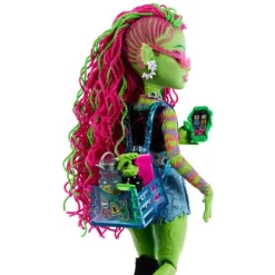 Monster high Venus McFlytrap Muñeca con su Mascota Chewlian><noscript><img width=