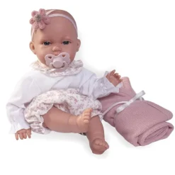 Munecas antonio juan Muñecas Antonio Juan Recién Nacida Baby Toneta Posturitas con Mantita> Muñecas