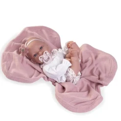 Munecas antonio juan Muñecas Antonio Juan Recién Nacida Baby Toneta Posturitas con Mantita><noscript><img width=