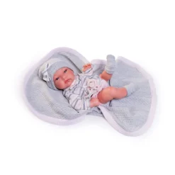 Munecas antonio juan Muñecas Antonio Juan Recién Nacida Baby Toneta con Toquilla de Punto><noscript><img width=