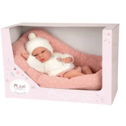 Munecas arias Muñecas Arias Elegance Andie Rosa con Cojín 40 cm> Muñecas