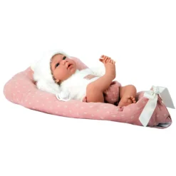 Munecas arias Muñecas Arias Elegance Andie Rosa con Cojín 40 cm><noscript><img width=
