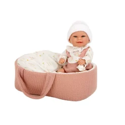 Munecas arias Muñecas Arias Elegance Babyto con Capazo 33 cm> Muñecas