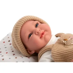 Munecas arias Muñecas Arias Elegance Cris Beige con Saco de Dormir><noscript><img width=