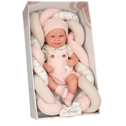 Munecas arias Muñecas Arias Elegance Zoe Rosa con Cojín 42 cm> Muñecas
