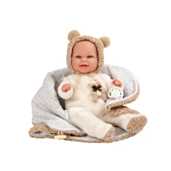 Munecas arias Muñecas Arias Muñeca con Peso Elegance Babyto Marrón Osito con Manta 35 cm><noscript><img width=