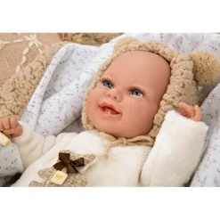 Munecas arias Muñecas Arias Muñeca con Peso Elegance Babyto Marrón Osito con Manta 35 cm><noscript><img width=