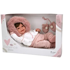 Munecas arias Muñecas Arias Muñeca con Peso Elegance Zoe Rosa con Manoplas> Muñecas