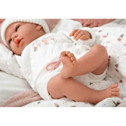 Munecas arias Muñecas Arias Muñeca con Peso Elegance Andie Rosa con Saquito de Dormir 40 cm><noscript><img width=