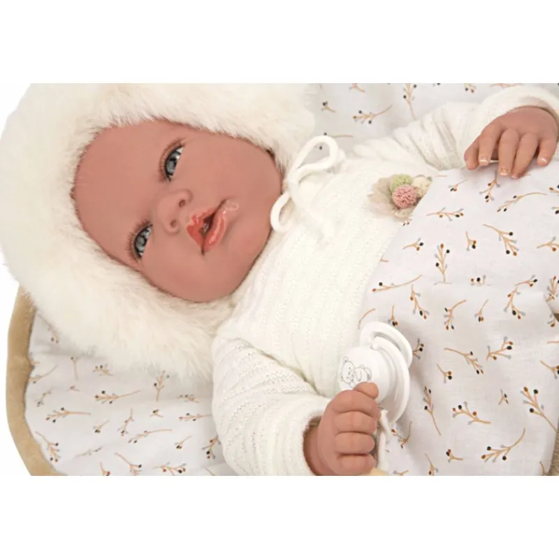 Munecas arias Muñecas Arias Reborn Alejandra Beige con Saco de Dormir> Muñecas