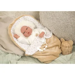 Munecas arias Muñecas Arias Reborn Alejandra Beige con Saco de Dormir><noscript><img width=
