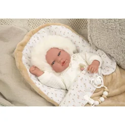 Munecas arias Muñecas Arias Reborn Alejandra Beige con Saco de Dormir><noscript><img width=