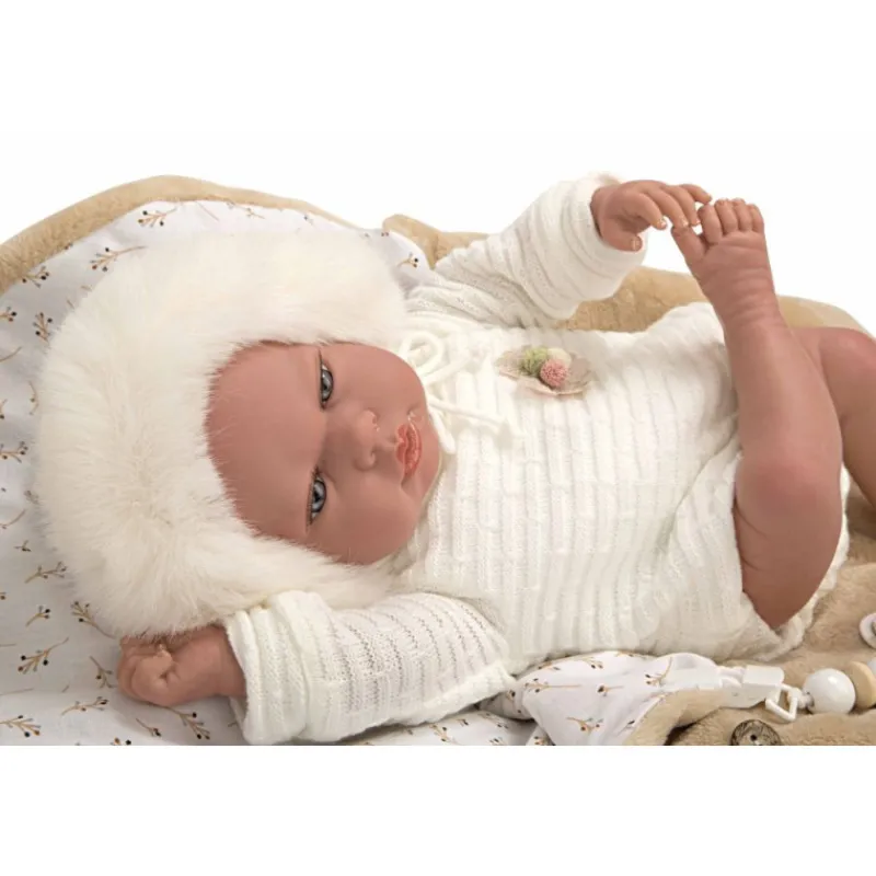 Munecas arias Muñecas Arias Reborn Alejandra Beige con Saco de Dormir> Muñecas
