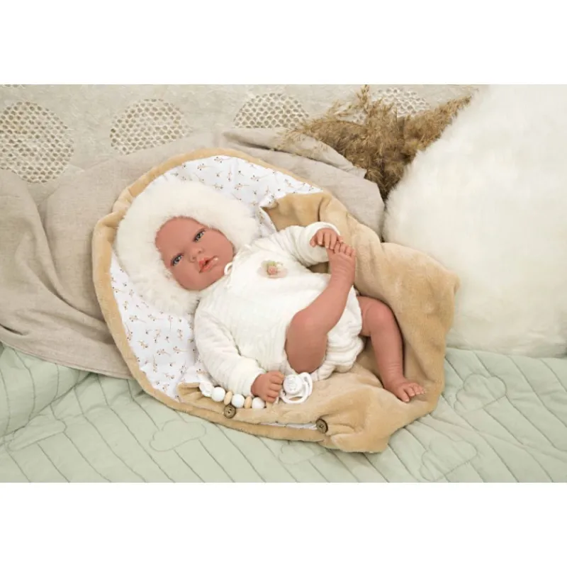 Munecas arias Muñecas Arias Reborn Alejandra Beige con Saco de Dormir> Muñecas