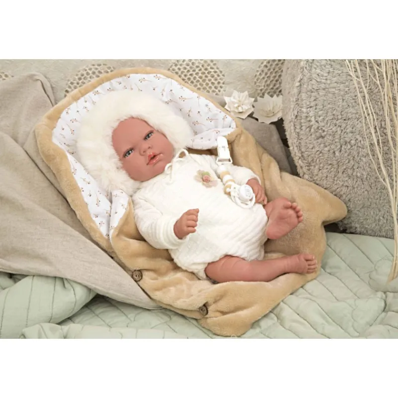 Munecas arias Muñecas Arias Reborn Alejandra Beige con Saco de Dormir> Muñecas