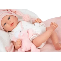 Munecas arias Muñecas Arias Reborn Ariel Rosa con Cojín 40 cm><noscript><img width=