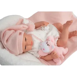 Munecas arias Muñecas Arias Reborn Ariel Rosa con Cojín 40 cm><noscript><img width=