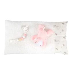 Munecas arias Mueñcas Arias Reborn Lucía con Cojín y Peluche 45 cm><noscript><img width=