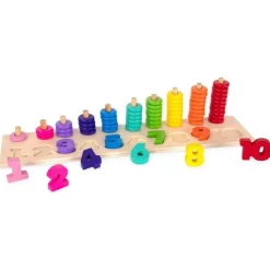 Nenittos Aprende a Contar de Madera 76 Piezas> Juguetes Educativos|Primera Infancia