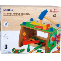 Nenittos Banco de Trabajo de Madera> Juguetes Educativos|Primera Infancia
