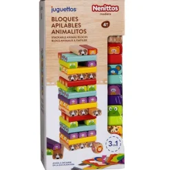Nenittos Bloques Apilables Animalitos> Juguetes Educativos|Primera Infancia
