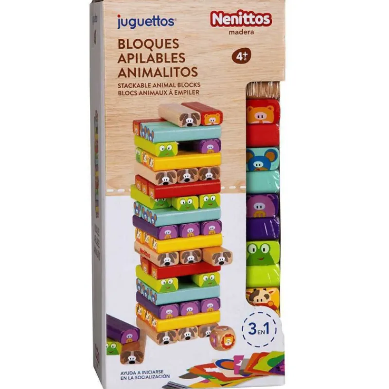 Nenittos Bloques Apilables Animalitos> Juguetes Educativos|Primera Infancia