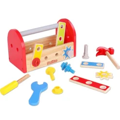 Nenittos Caja De Herramientas De Madera> Juguetes Educativos|Primera Infancia