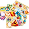 Nenittos Cajón 3 Puzzles de Madera> Juguetes Educativos|Primera Infancia