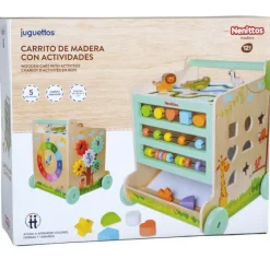 Nenittos Carrito de Madera con Actividades> Primera Infancia