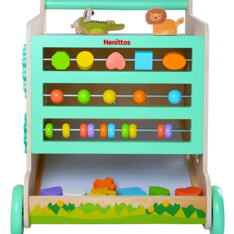 Nenittos Carrito de Madera con Actividades> Primera Infancia