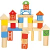 Nenittos Cubo Bloques de Madera 100 Piezas> Construcción|Juguetes Educativos