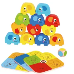 Nenittos Elefantes Apilables de Madera><noscript><img width=