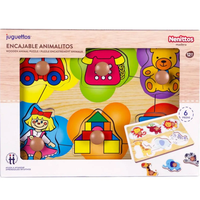 Nenittos Encajable Animalitos 6 Piezas Varios Modelos> Primera Infancia
