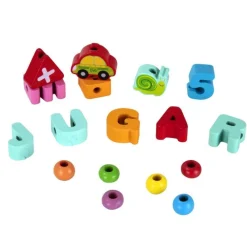 Nenittos Enlazar Cuentas de Madera 100 Piezas><noscript><img width=