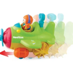 Nenittos Mi Avión para Baño a Cuerda> Primera Infancia|Exclusivo Juguettos