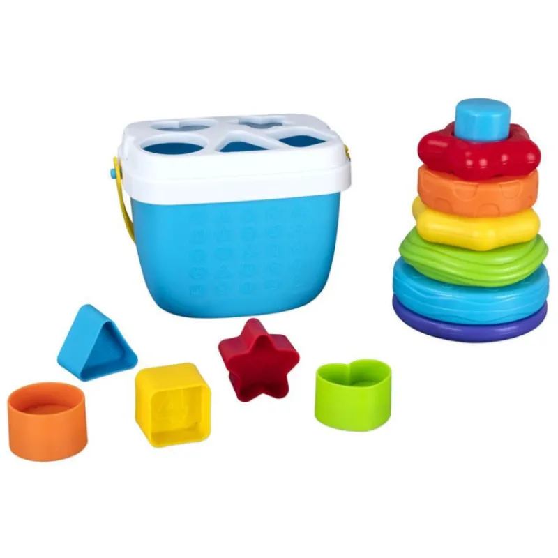 Nenittos Mi Cubo y Pirámide Encajable> Primera Infancia