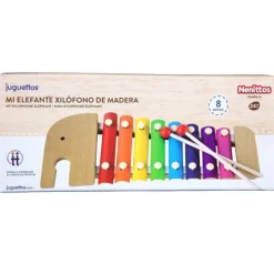 Nenittos Mi Elefante Xilófono de Madera> Juguetes Educativos|Musicales